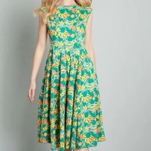 New ModCloth Bright & Beautiful Astrid Holiday Trip Dress size 22 Plus S…